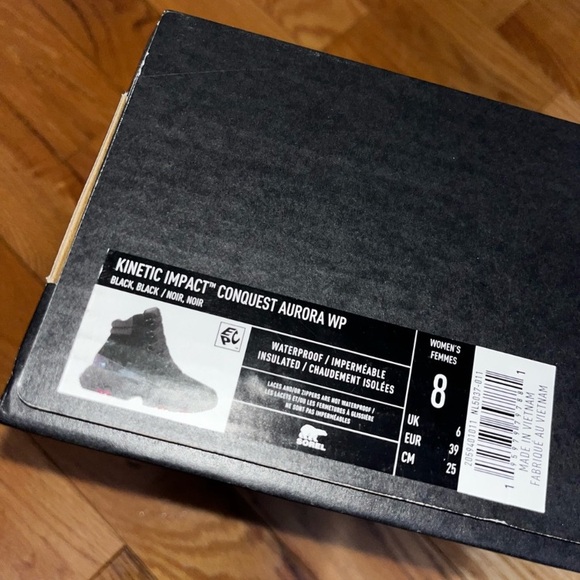 Brand New Black Sorel Suede Kinetic Conquest Boots - Picture 10 of 10